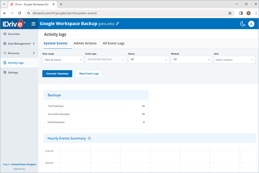 Google Workspace Backup